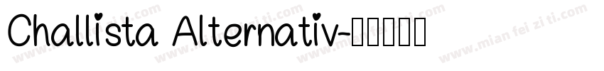 Challista Alternativ字体转换